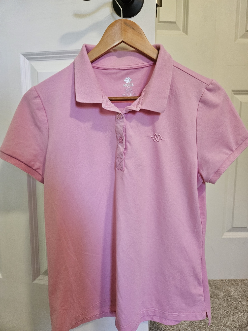 Mofiz Women’s Pink Short-Sleeve Polo